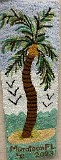 Lydia Lewis. Palm Tree, her own design
